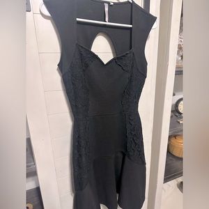 EUC Black Knee Length Dress